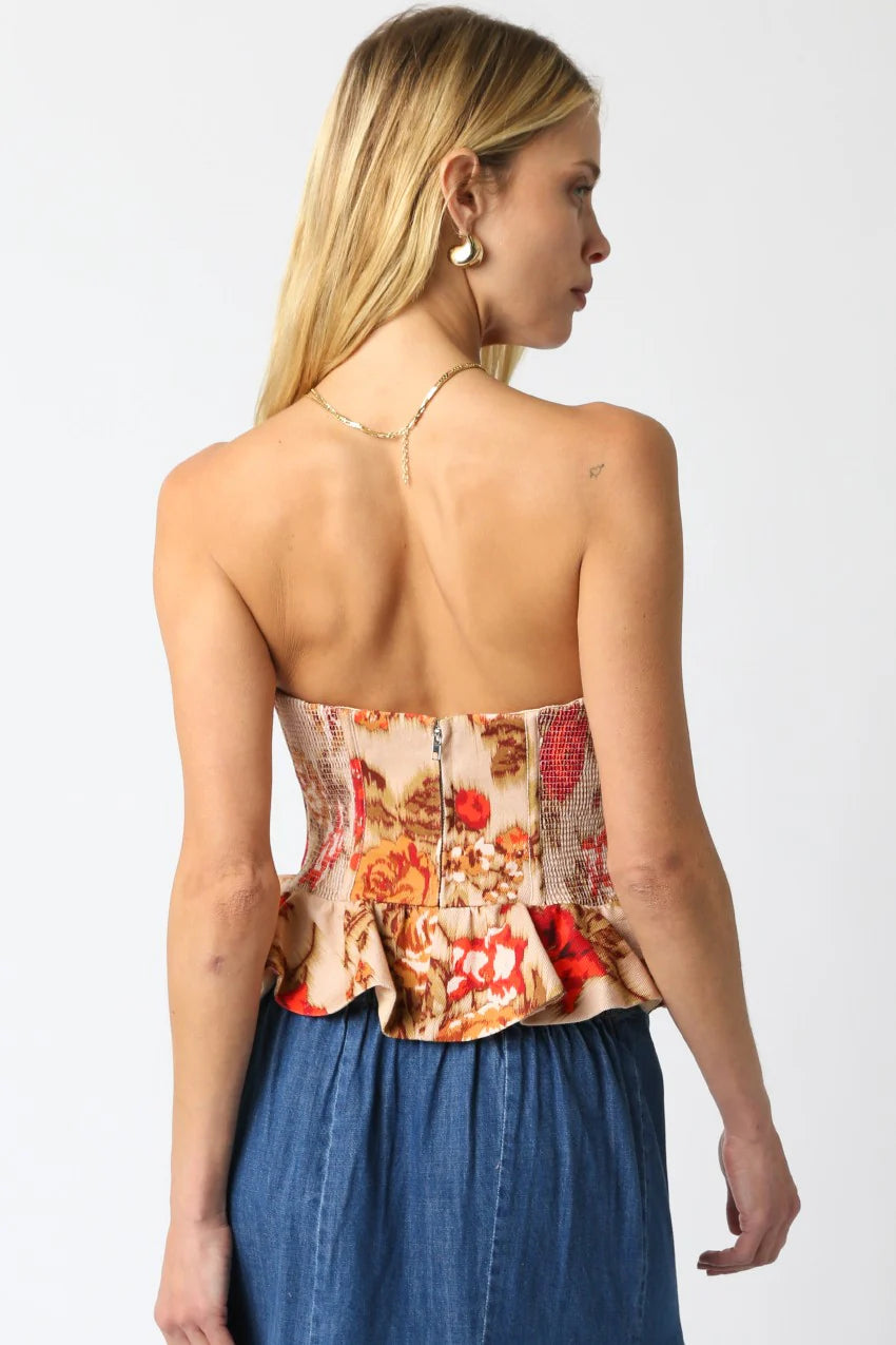 Marta Floral Tube Top
