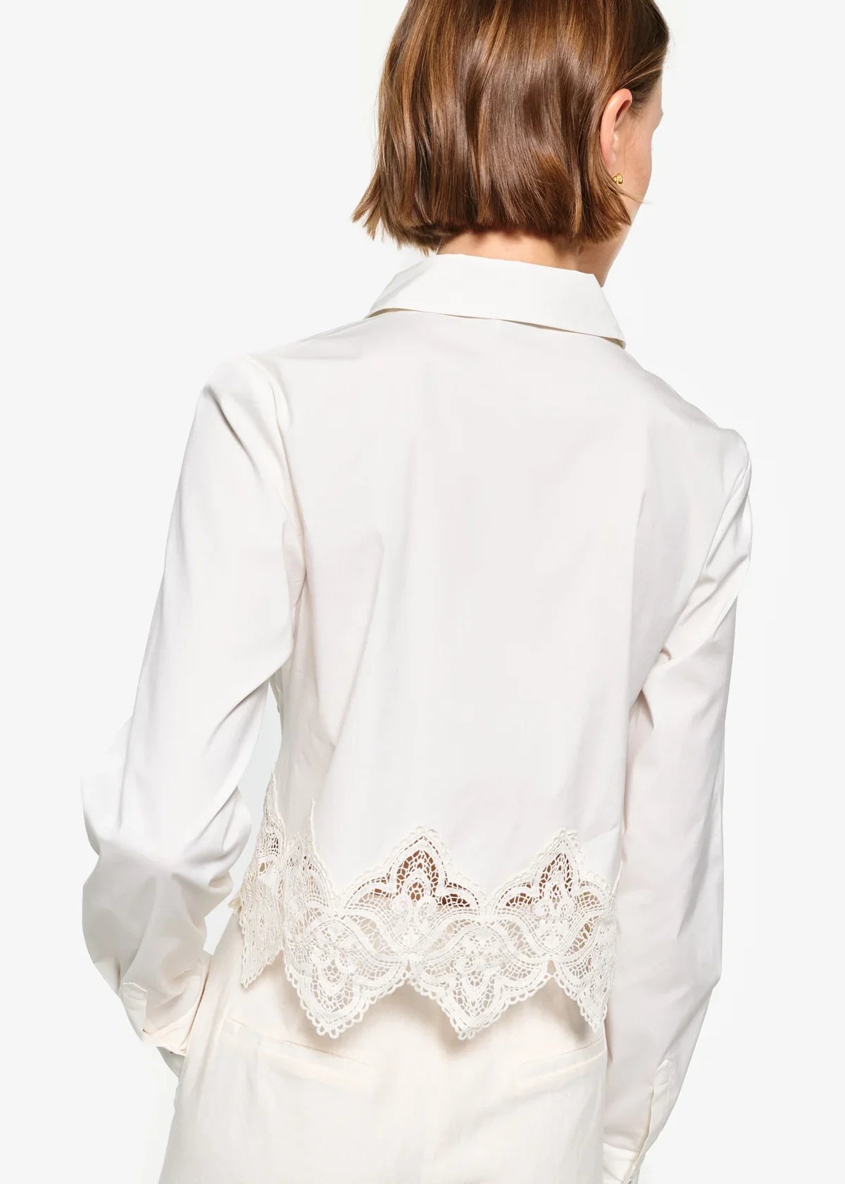 Cielo Cropped Poplin Blouse