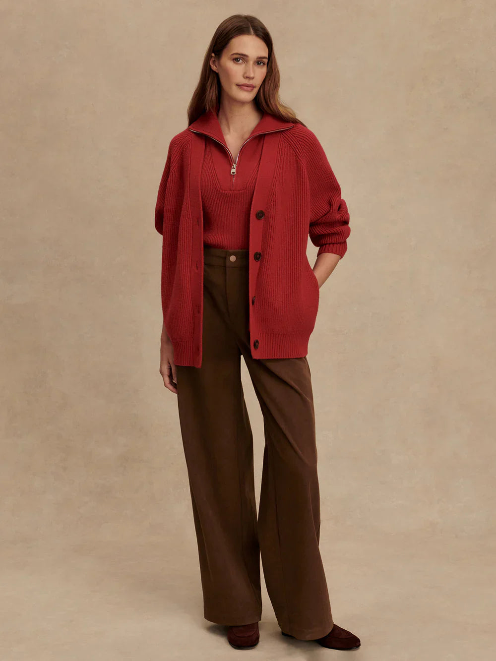 Sitges Button Through Knit