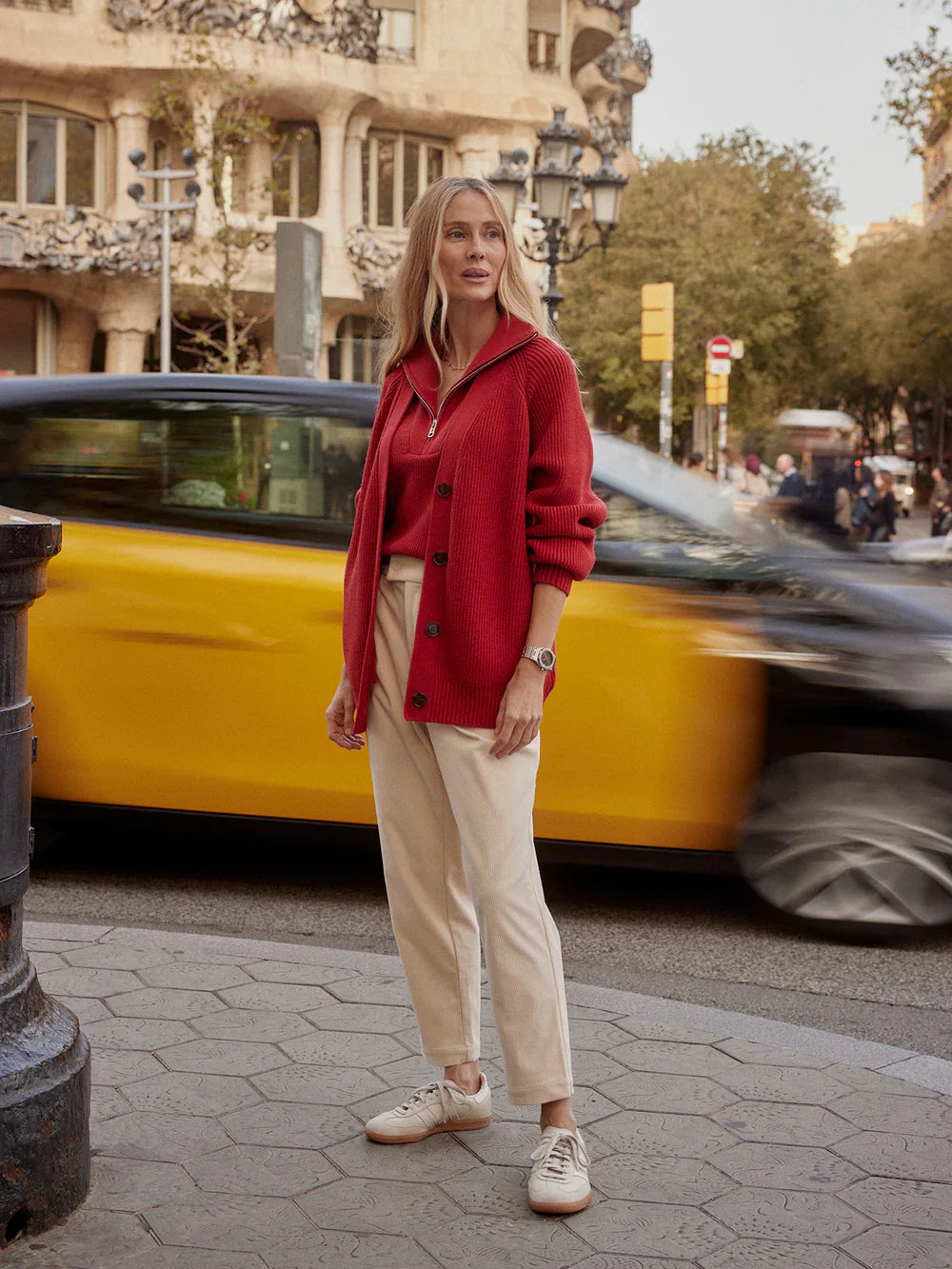 Sitges Button Through Knit