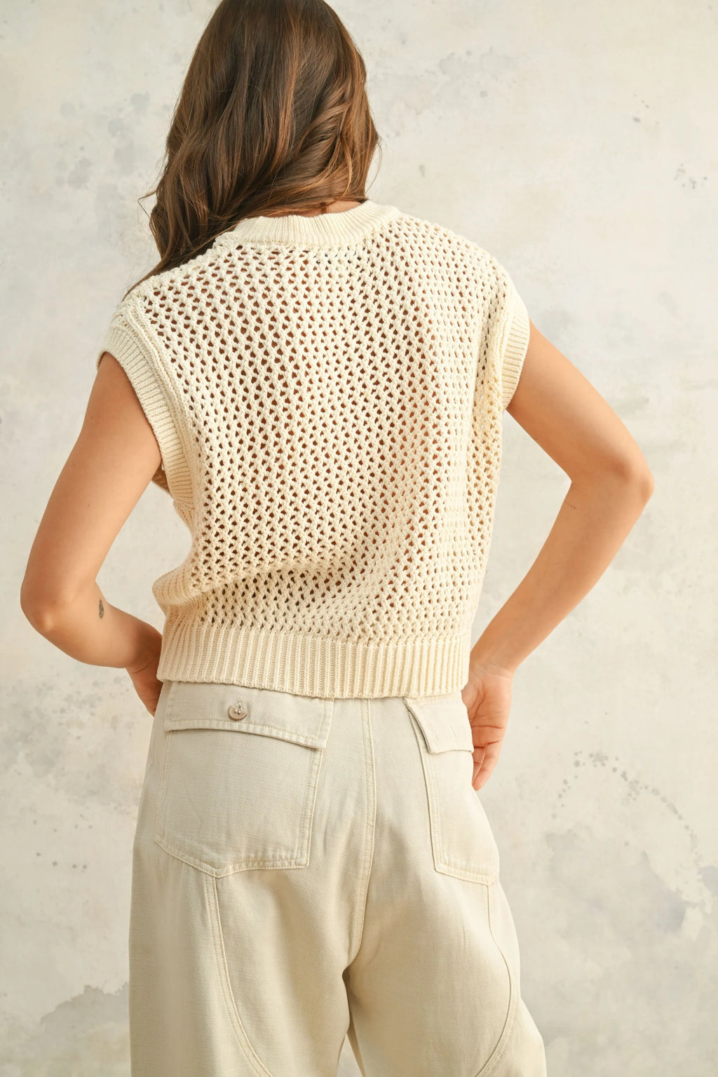 Crochet Knitted Top