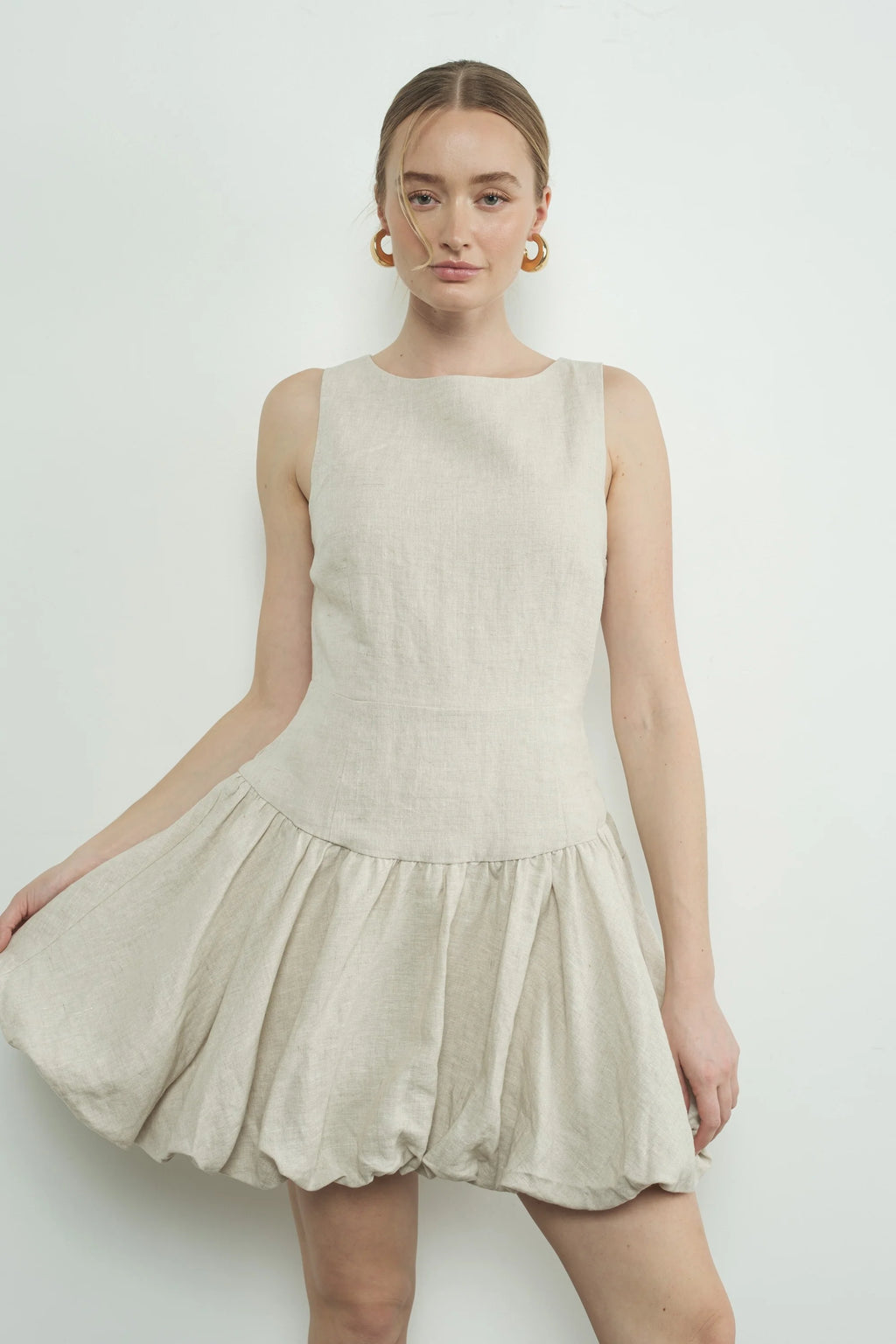 Linen Bubble Dress