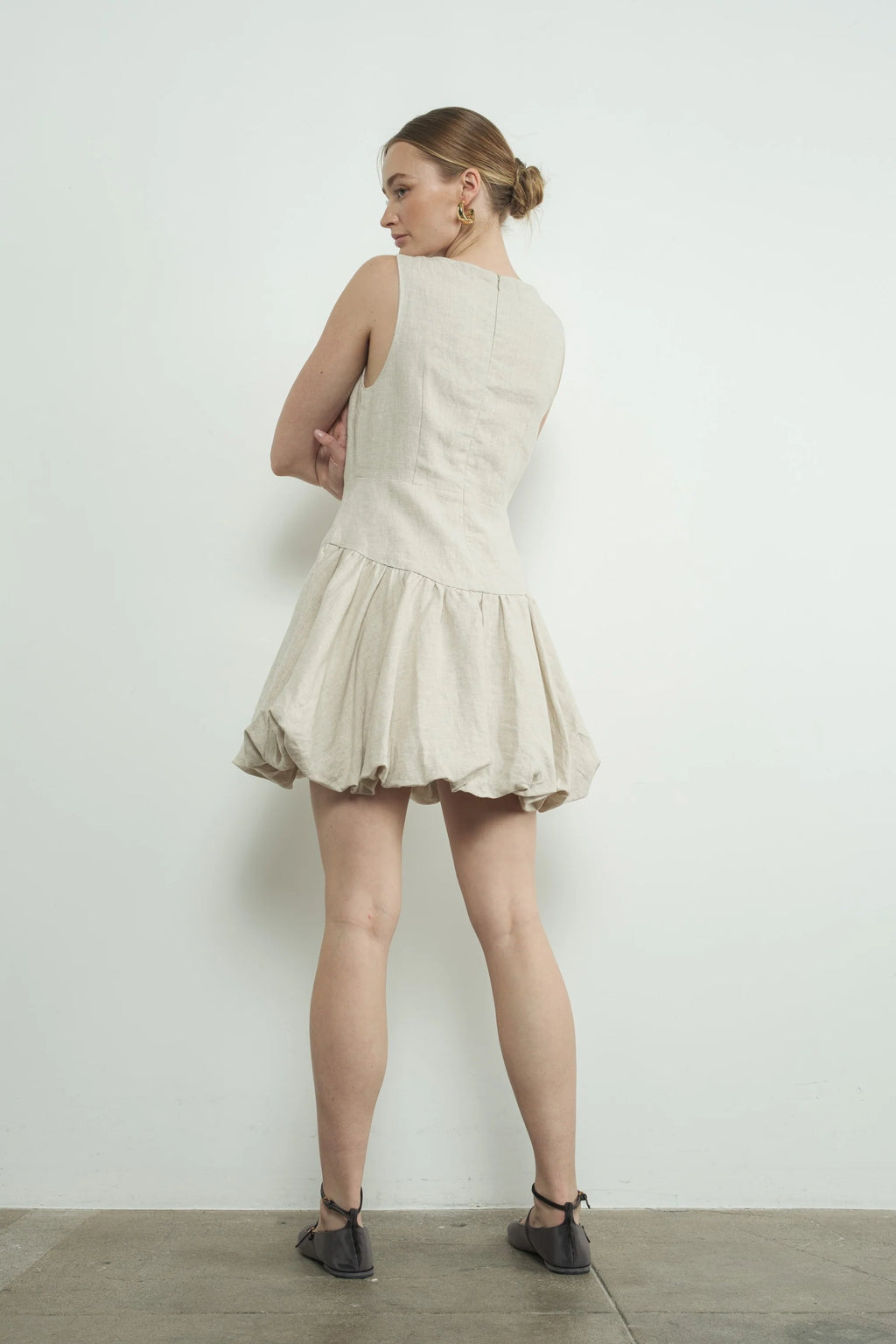 Linen Bubble Dress