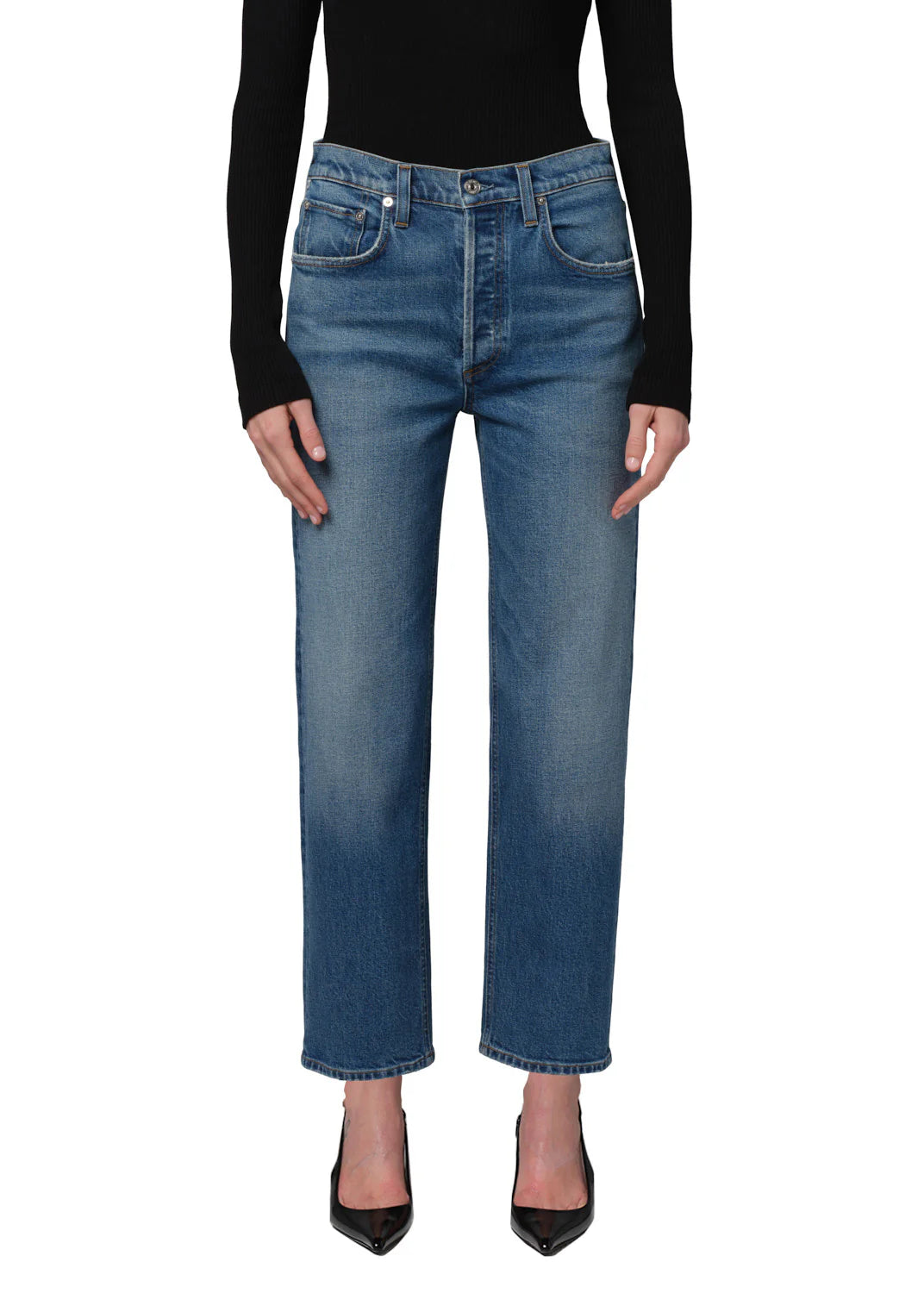 Delfina High Rise Straight