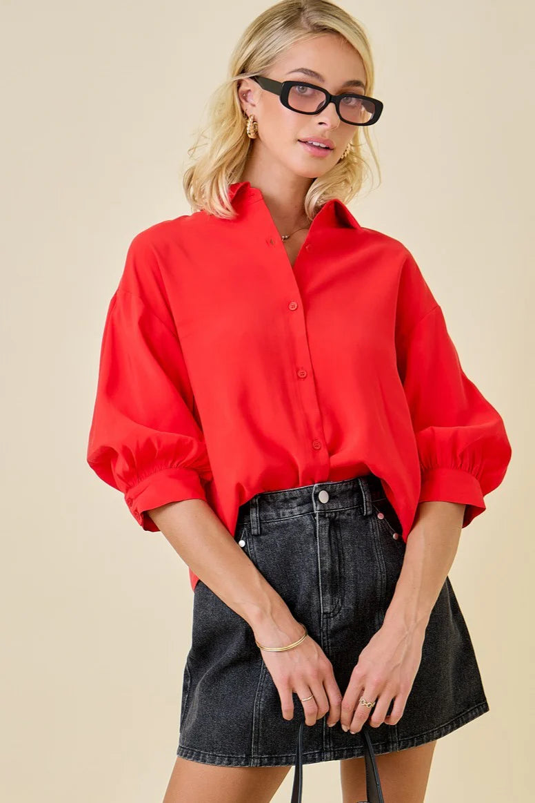 Button Down Collared Shirt