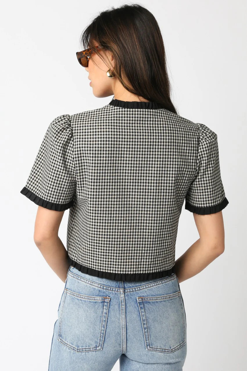 Tarra Checkered Top