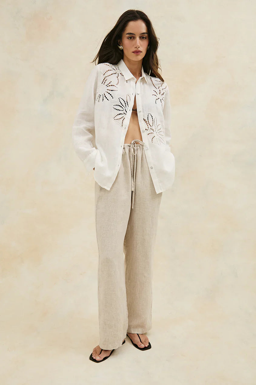 Samar Eyelet Buttondown