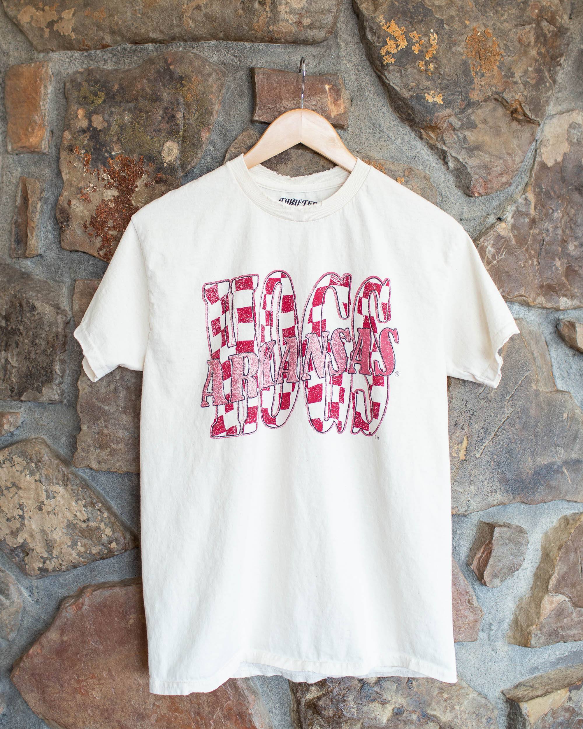 Hogs Twisted Check Tee