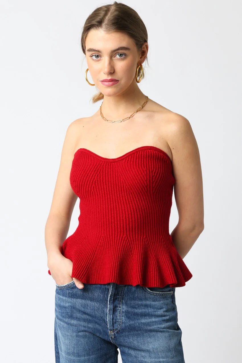 Kasey Sweater Tube Top