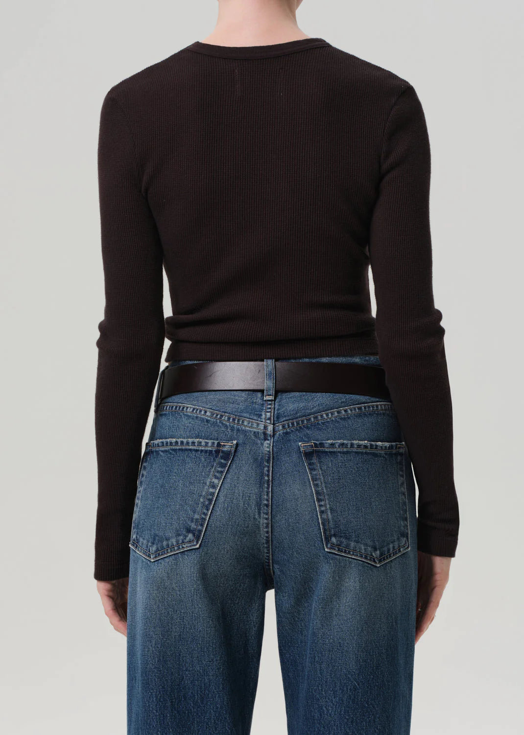 Pilar Waffle Crewneck