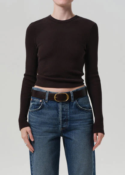 Pilar Waffle Crewneck