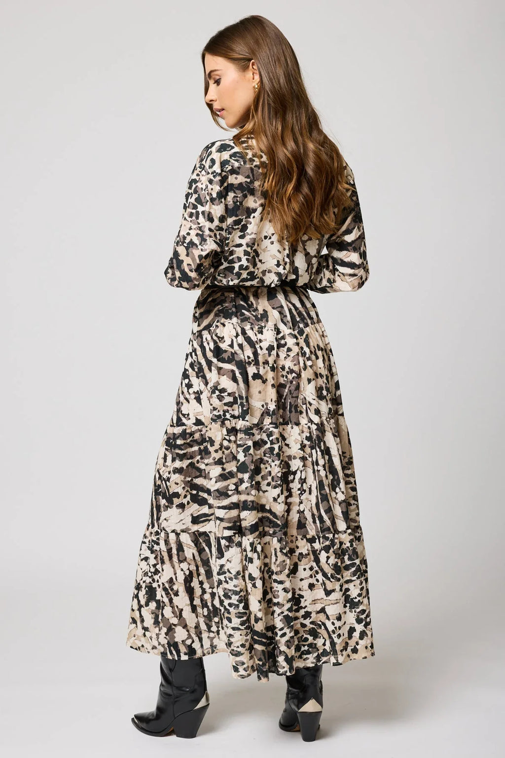 The Tiered Shirt Maxi Dress