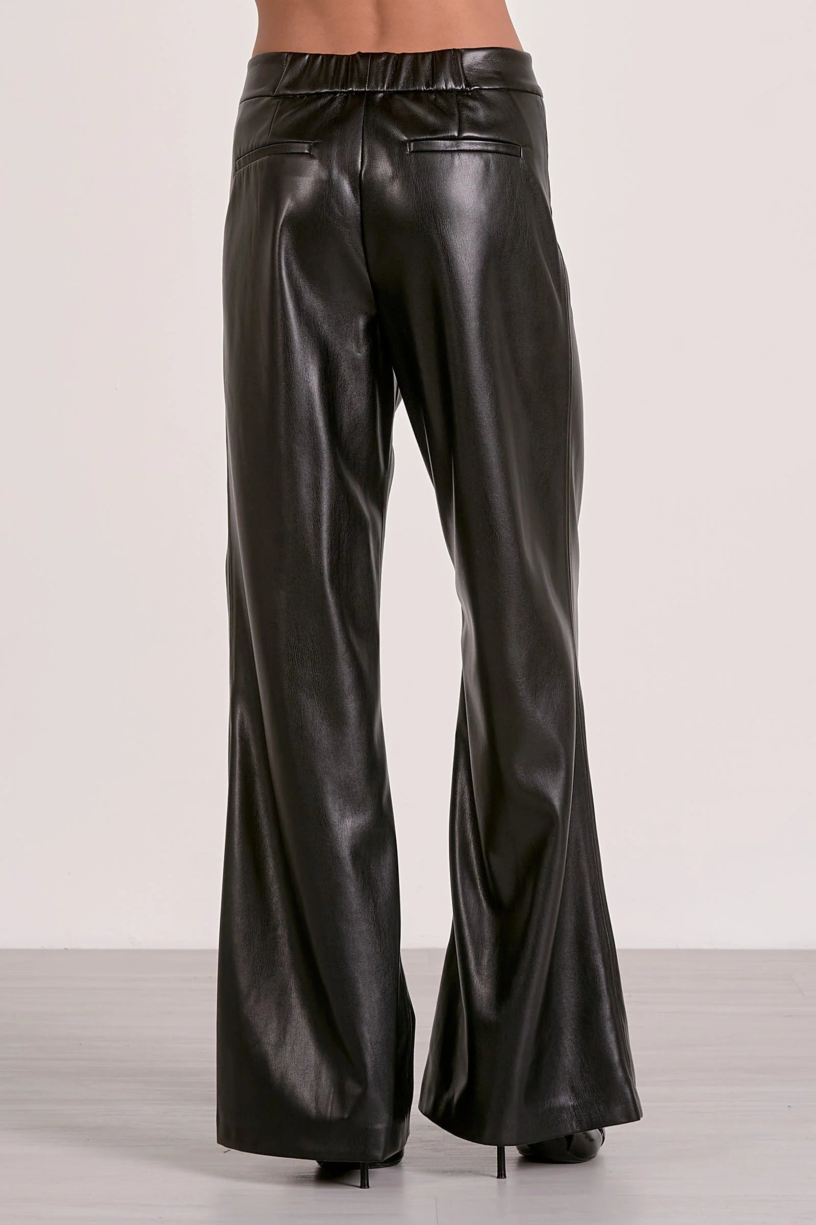 High Waisted Vegan Leather Pant