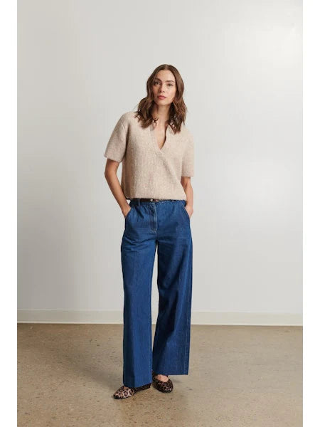 Joni Short Sleeve Sweater