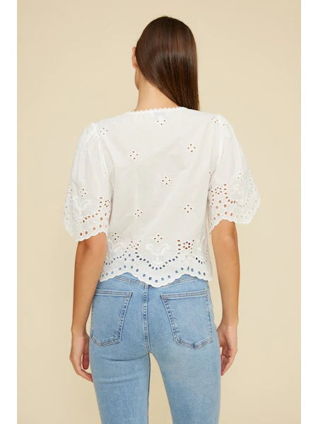 Loray Eyelet Top