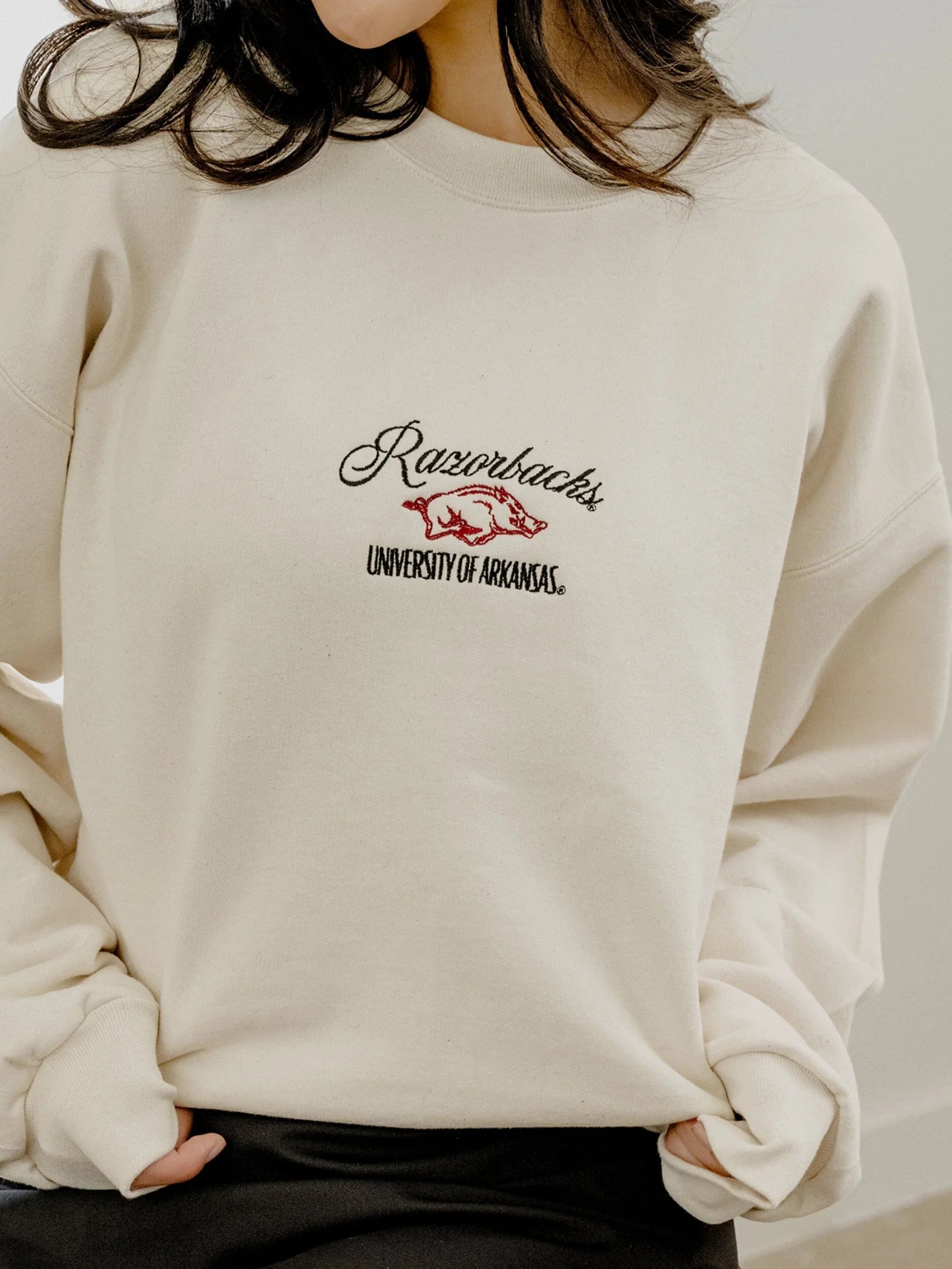 Arkansas Embroidered Sweatshirt