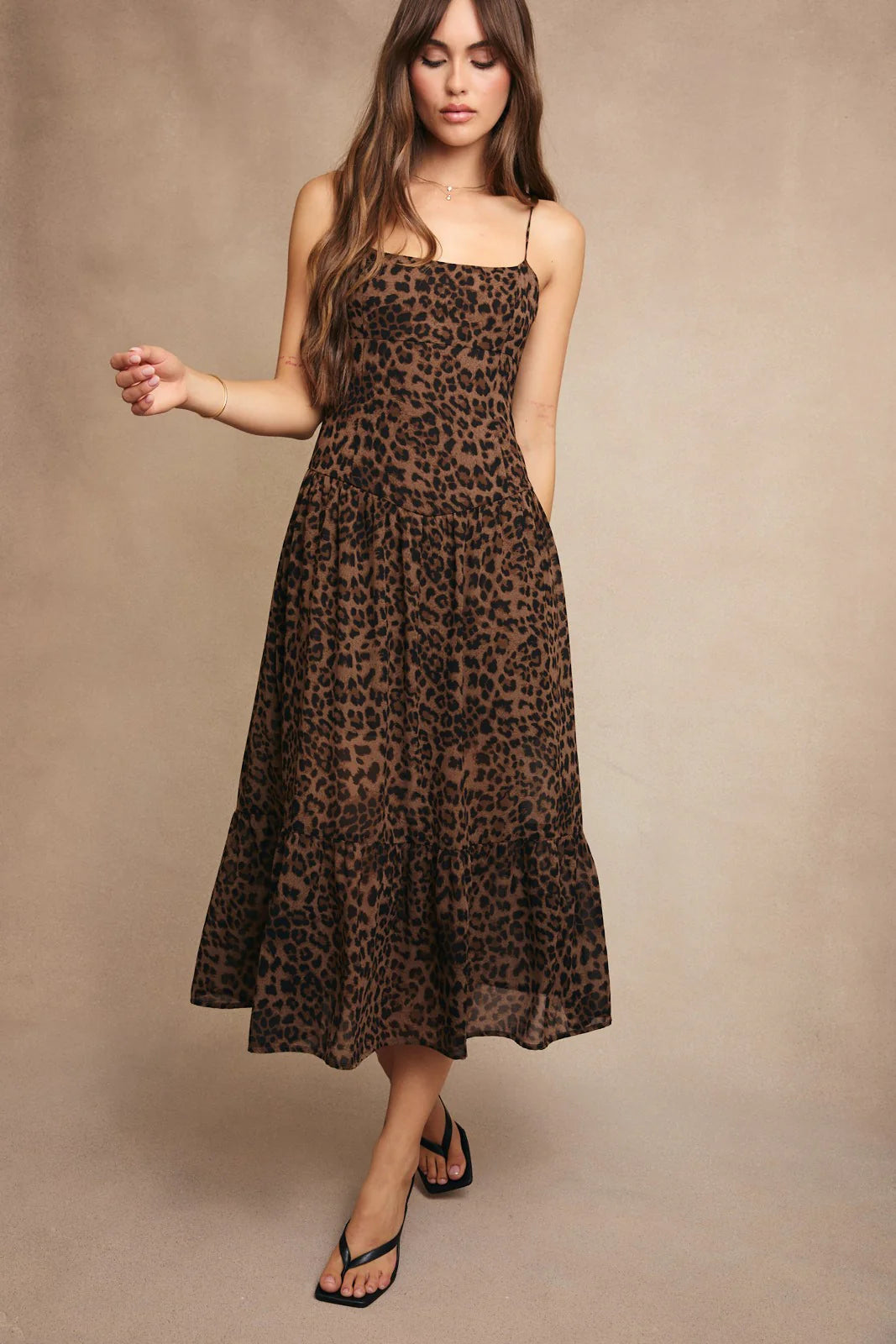 Animal Print Maxi Dress